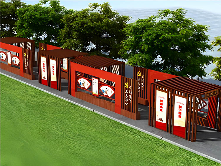 河南部隊(duì)歷史長廊設(shè)計(jì)-建設(shè)趣味性長廊
