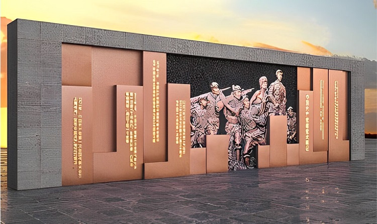河南部隊(duì)文化建設(shè)-軍營文化墻打造