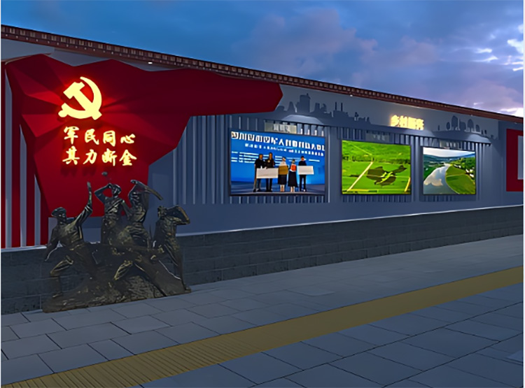 開封部隊黨建文化墻設計-這幾點要注意